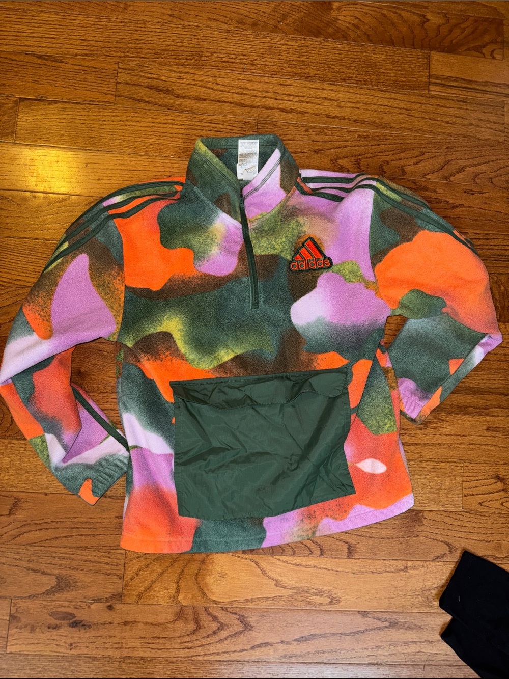 Adidas Multicolor Fleece 1/4 Zip